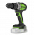 Дрель-шуруповерт ударная аккумуляторная Greenworks GD24DD60, 24V, бесщеточная, без АКБ и ЗУ
