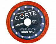Диск алмазный для УШМ 22,2 мм 125х1,1х10 мм CORTE KING SLIM